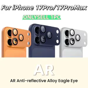 Camera Lens Protection Case for iPhone 17pro/17 Pro Max, Reinforced Glass, Durable Metal Frame, Scratch-Resistant Protective Cover, Smartphone Accessories