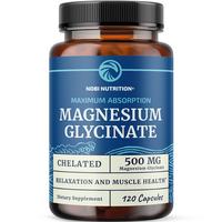 Magnesium Glycinate 500mg Capsules, 120ct