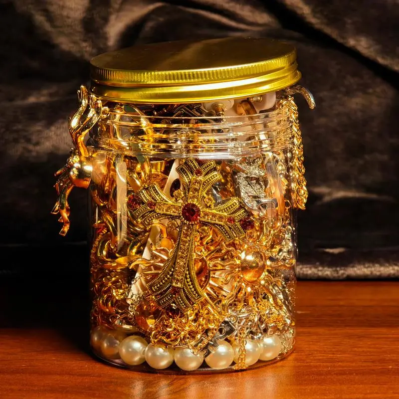 Whimsical Jewelry Jar  A Gift of Timeless Elegance /earring ring necklace bracelet gifts for women