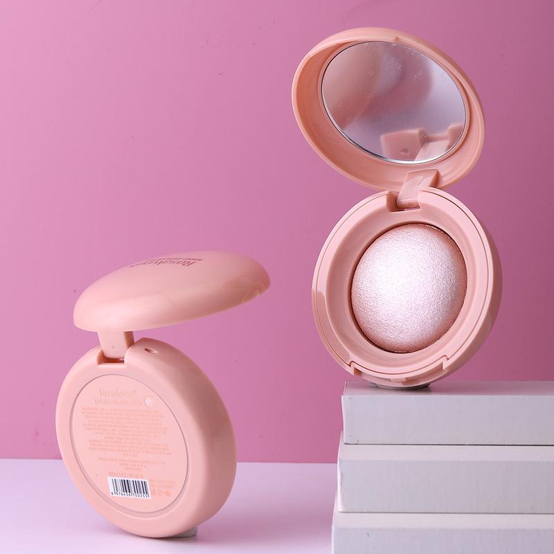 Soft Shimmer Highlighter Palette, Long Lasting Face Glow Powder for Cheeks and Contour, Natural Radiance for Everyday Wear