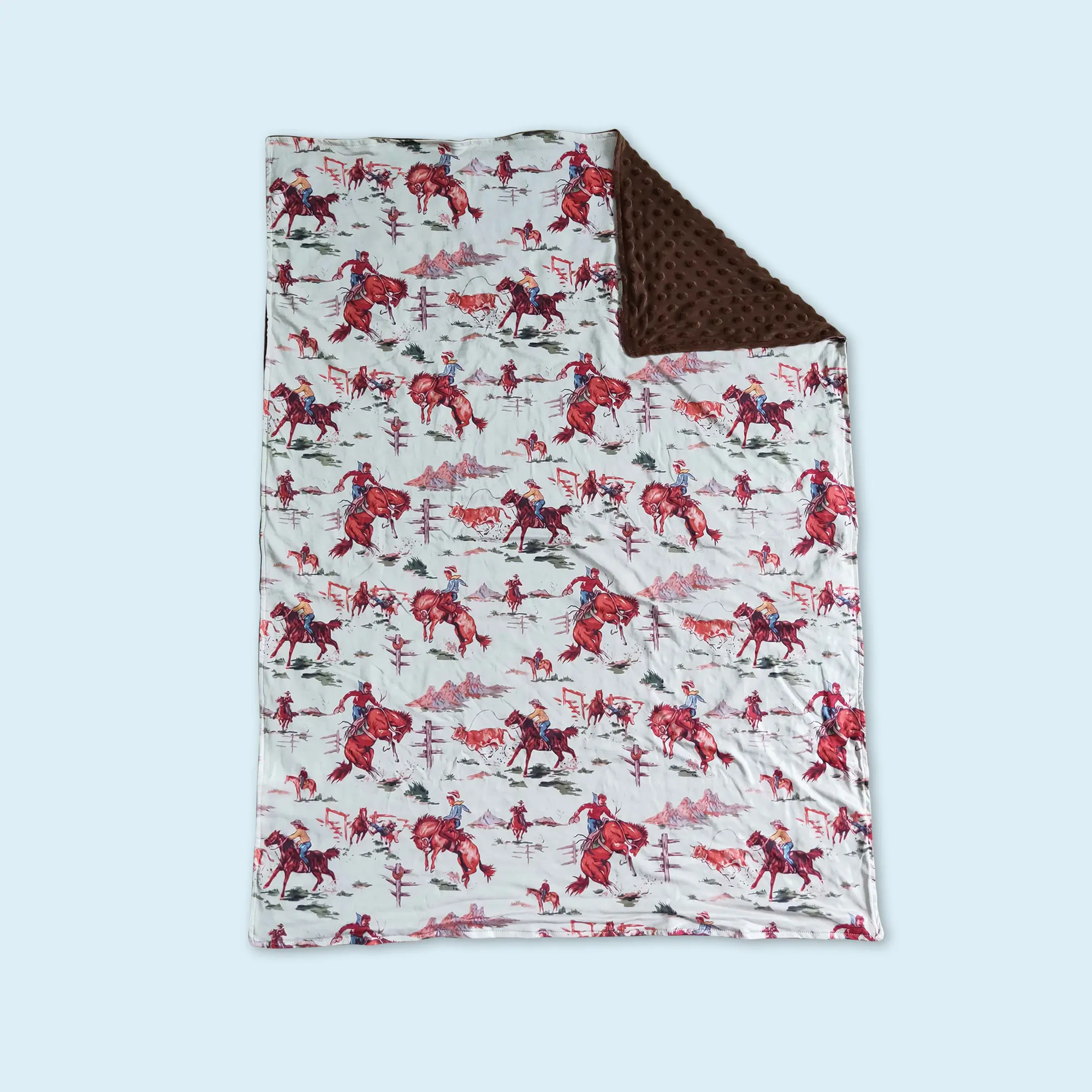 Western rodeo toddle baby boy blankets Western rodeo toddle baby boy blankets
