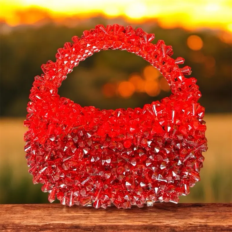 Sunset women’s Spiky Beaded bag collection. Ideal for every Outfits and Special Events. woman handbag.