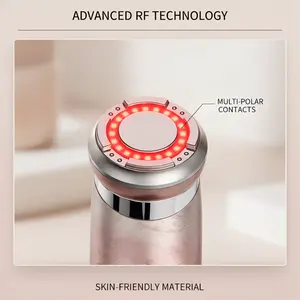 Face Lifting Device with EMS Microcurrent & Vibration, Electric Facial Massager for Skin Tightening, Wrinkle Reduction & Glow Boosting, Multiple Modes, Cordless Rechargeable Beauty Tool for Home & Travel Use