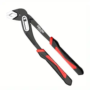Industrial Grade Chrome Vanadium Steel Multi-Function Tool, Large Mouth Pliers, Dual Color Anti-Slip Handle Wrench, Adjustable Pipe Clamp, Hand Tools, Hardware