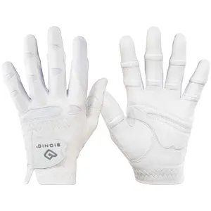 Bionic Men's Cadet Left Hand Stable Grip 2.0 Expansion Zone Golf Glove - White
