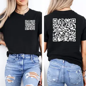 Funny FU QR Code Shirt, Funny Gift for Men for Women