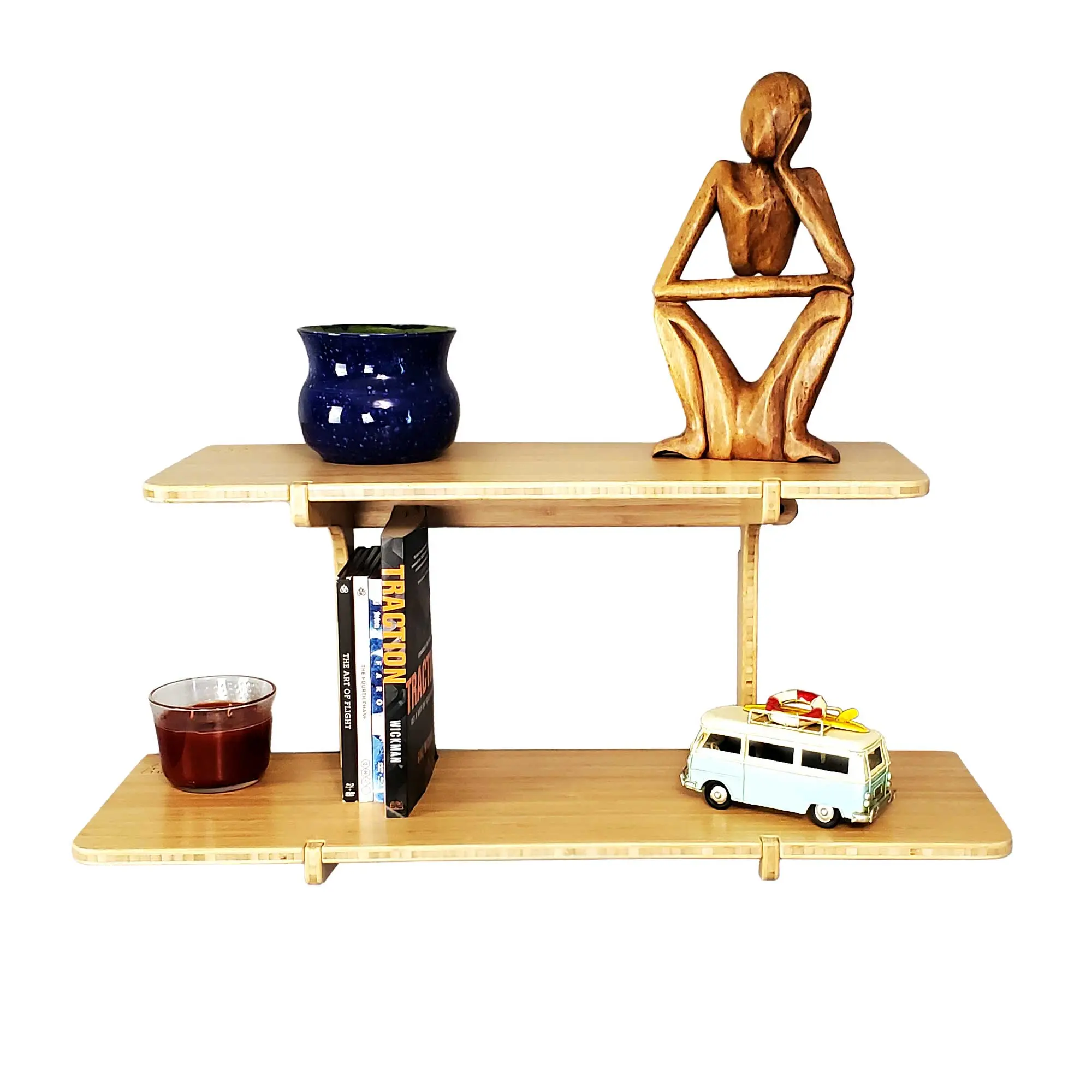 Floating Shelves | Indoor Storage Shelving and Organization - Double Shelf