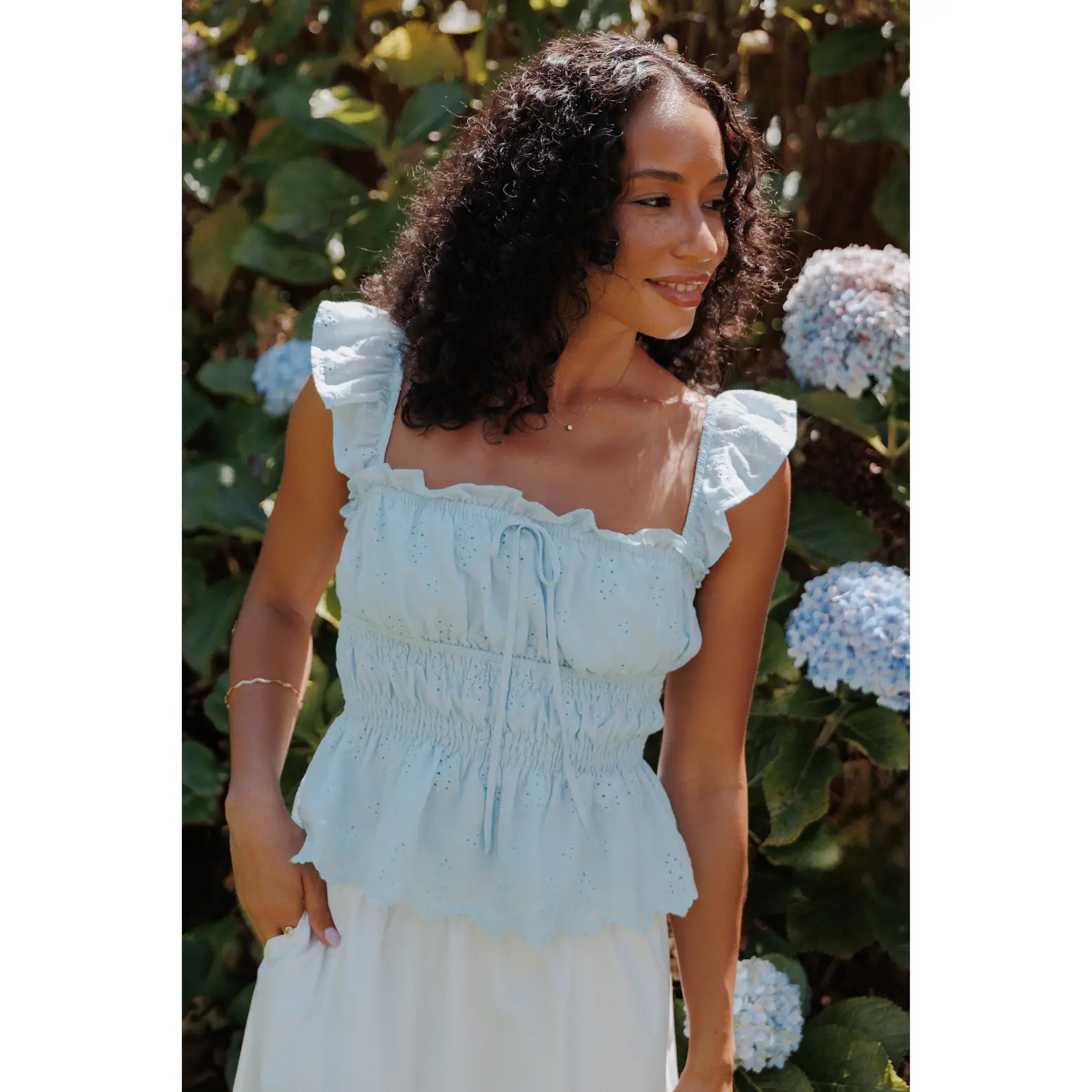 floral peplum top - TikTok Shop