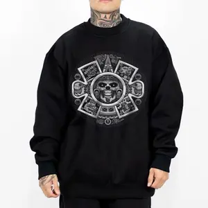 Mexican Clothes Graphic for Men & Women Polyester Sweatshirt Loose Fit Casual Streetwear MX9 Unisex True to