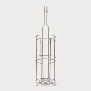 4 Roll Reserve Plus Freestanding Toilet Tissue Holder Silver - Threshold