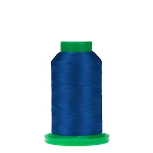 Isacord Polyester Embroidery Thread - 1000m Colonial Blue (2922-3902) for Embroidery Machine, Cool-Toned Florals - Low Lint, High Sheen, Dependable Tension, Ideal for Monograms, Navy Accents, Smooth Finish