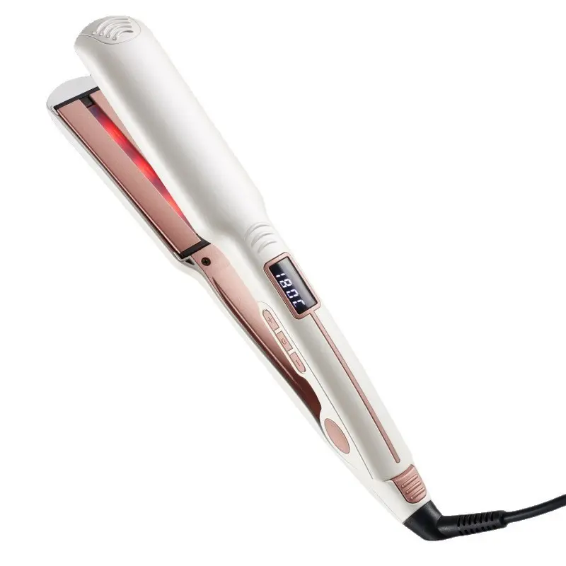 Infrared Hair Straightener Narrow Version Curling and Straightening Dual-use Electric Hair Iron Wave Iron Hair Styler Digital Temperature Control