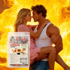 Ginseng Five Treasure Tea – Organic Herbal Beverage for Kidney & Liver Health 60 Bags, Natural Energy Boost & Vitality Support Nourishing Tea Wellness Tea