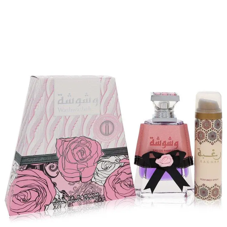 Lattafa Washwashah Eau De Parfum Unisex — Raspberry, Pink Pepper, Bitter Orange, 3.4 oz (100 ml) | tuberose, raspberry perfume, french orange flower, pink pepper perfume, jasmine, raspberry pink pepper, pink pepper bitter orange, bitter orange tuberose