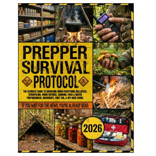 The Prepper Survival Protocol: The Ultimate Guide to Surviving When Everything Collapses | Stockpiling, Home Defense, Canning, Food & Water Preparedness, Bushcraft, First Aid, & Off-Grid Living