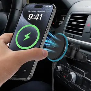 CD Player Slot Car Mount Phone Holder (Compatible with Magsafe), Universal for Mag Safe Cases for iPhone 16 Pro Max, 15 Plus, 14 Pro, 13, 12 Mini