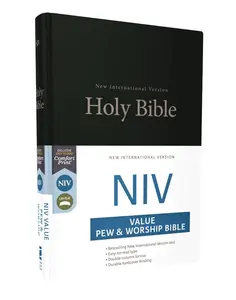 NIV, Church Bible (Value Pew Bible), Hardcover, Black Hardcover