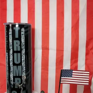 Trump Dark Maga 20oz Insulated Tumbler - Keep Drinks at the Perfect Temperature - Flasks, Drinkware Water Bottles