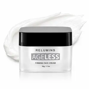 Relumins Ageless Firming Face Cream 50g – Daily Moisturizer with Collagen, Peptides, Omega Ceramides | Boosts Hydration, Elasticity, Glow & Contour