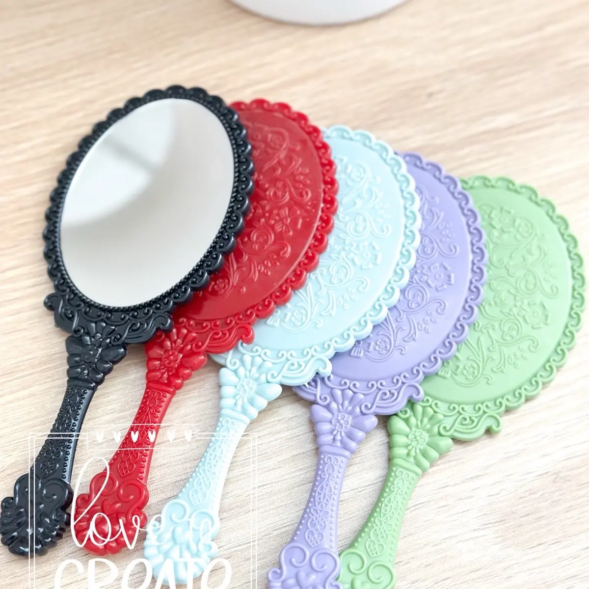Mini Hand Mirror - Portable Makeup Mirror for On-The-Go