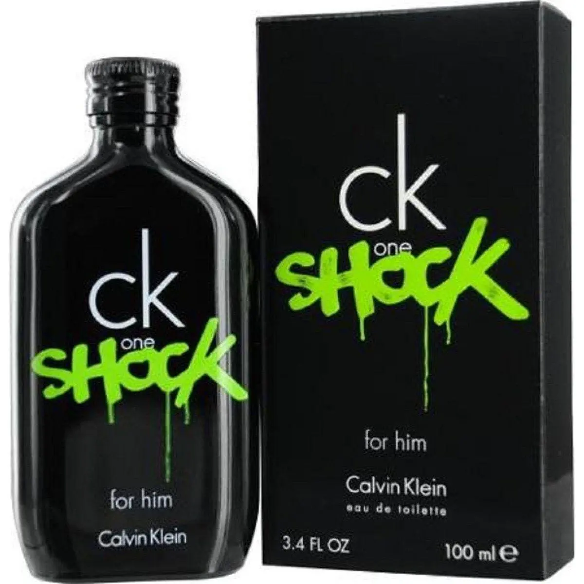 Calvin Klein CK 1 Shock for Men, Aromatic Citrusy Eau de Toilette with Black Pepper & Lavender Notes, Long-Lasting Fragrance Spray, 3.4 fl oz, Aromatic Citrusy Fragrance, Single Item