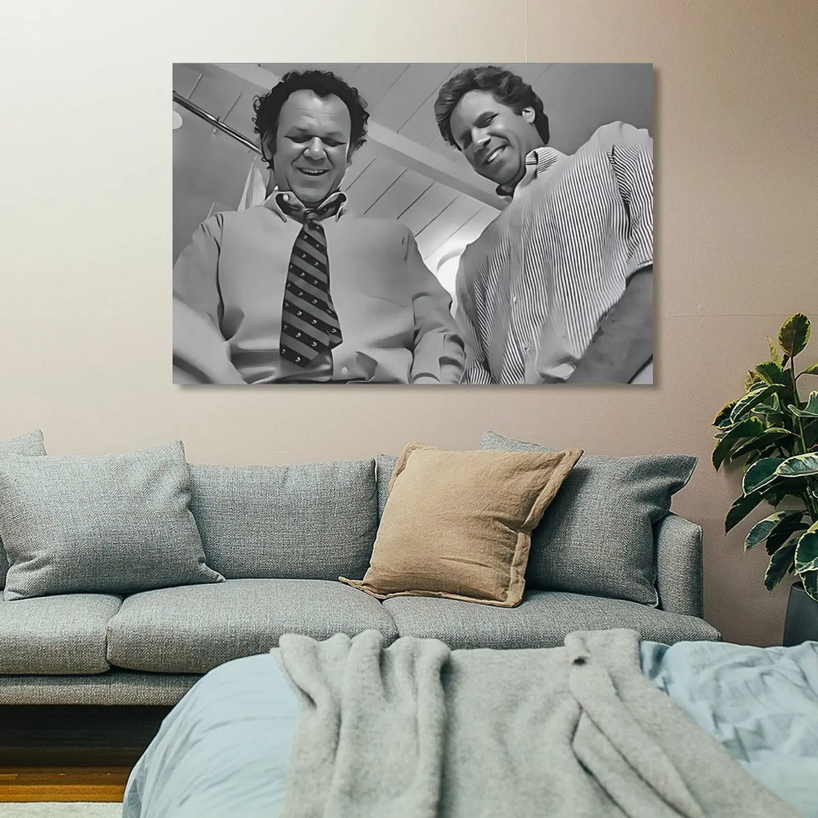 NBHYK Step Brothers Movie Toilet Scene Art Poster, Multi-Size (8x12/12x18/16x24/20x30/24x36 in) Framed/Unframed Print, Bathroom Wall Art Decor, Funny Decor, Humor Tone Home & House Decoration, 24X36 Inches