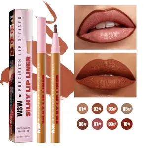 1PC Velvet Matte Lip Pencil, Glides Easily, Lasts, Is Non-stick, Outlines Lip Contours, Creates Plump and Charming Lips, Lip Cosmetics