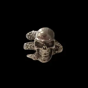 November Rain Adjustable Unisex Skull Ring