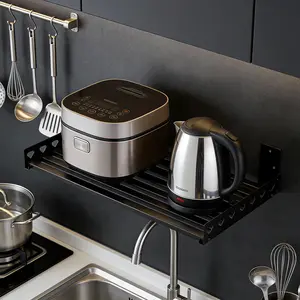 【Kitchen Space Saver】Wall-mounted Oven Rack & Microwave Oven Stand - Oven Stand Combo. Premium Kitchen Storage Solution.