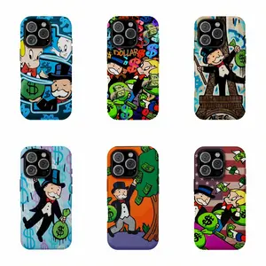 Richie Rich & Monopoly Guy Cash Vibes Phone Case for iPhone 17 / 17 Pro Max / 17 Pro / 16 / 15 / 14 / 13 / 12 Exquisite Craftsmanship, Cool Trend