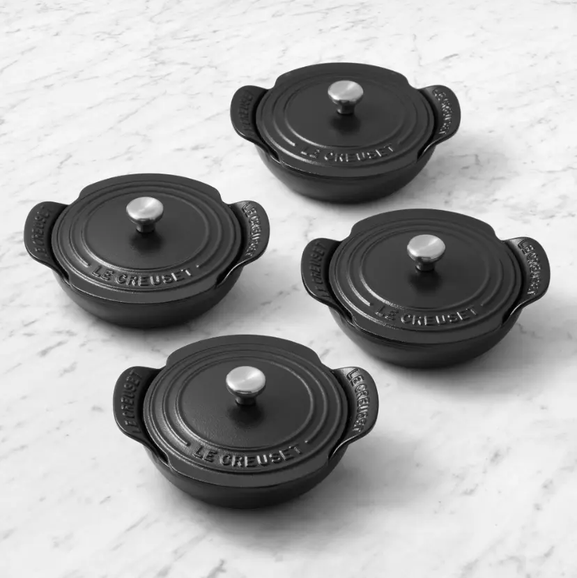 Le Creuset Gourmand Enameled Cast Iron 4-Piece Covered Braiser Set