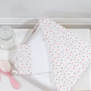 FLORA | Baby Girl Hooded Towel & Washcloth Set