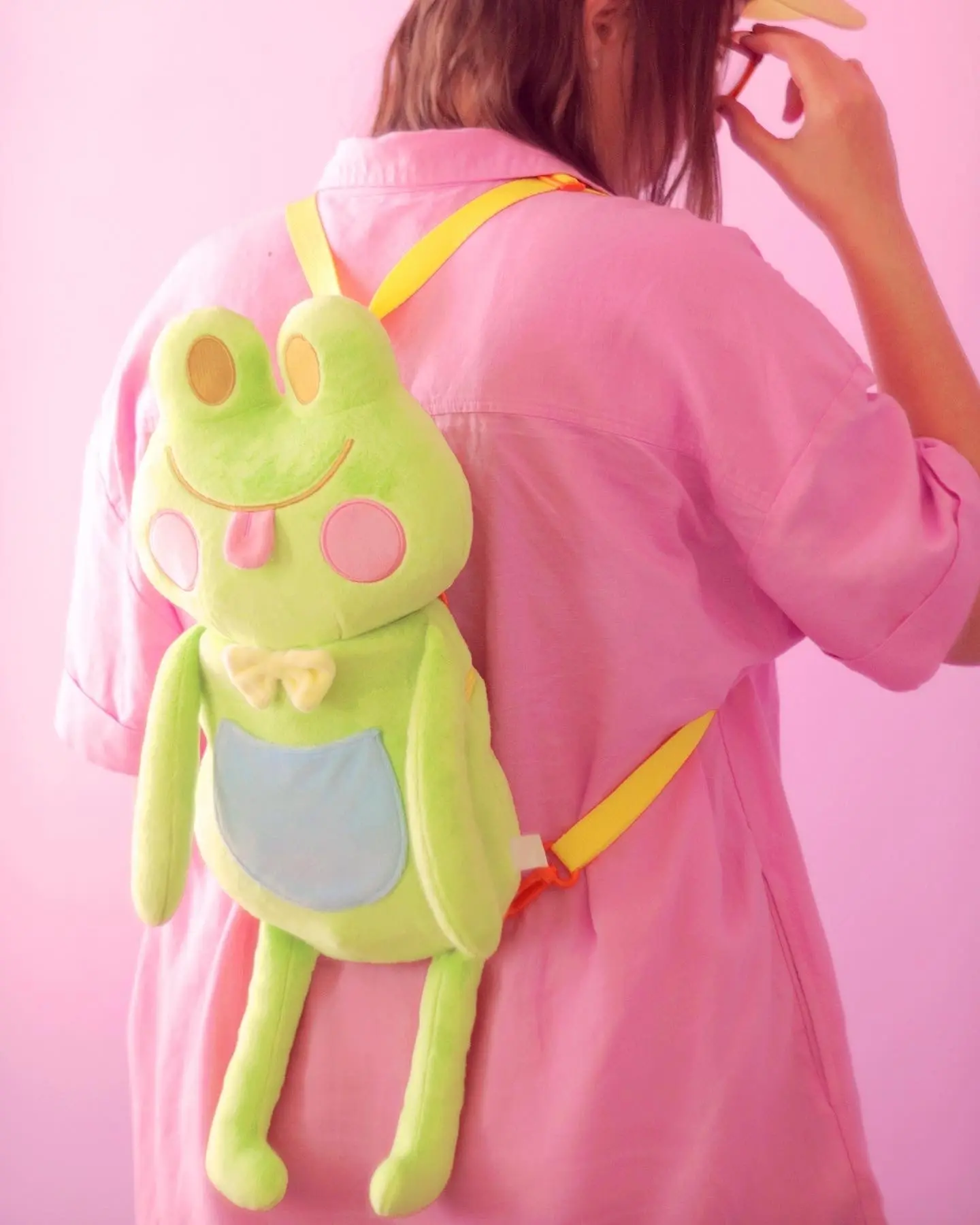 Frog Two-Way Bag Adjustable Shoulder Bag Cross-body Bag Backpack Frog Two-Way Bag Adjustable Shoulder Bag Cross-body Bag Backpack