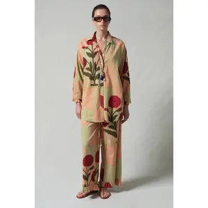 Dandelion Printed Set Multi Check