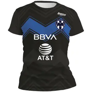 Liga MX Playera Monterrey Rayados Alternativa 21 3D T-shirt, Mexican Soccer Jersey, Gifts for Mexicano Fútbol Fans, Sport Gear, Football Wear