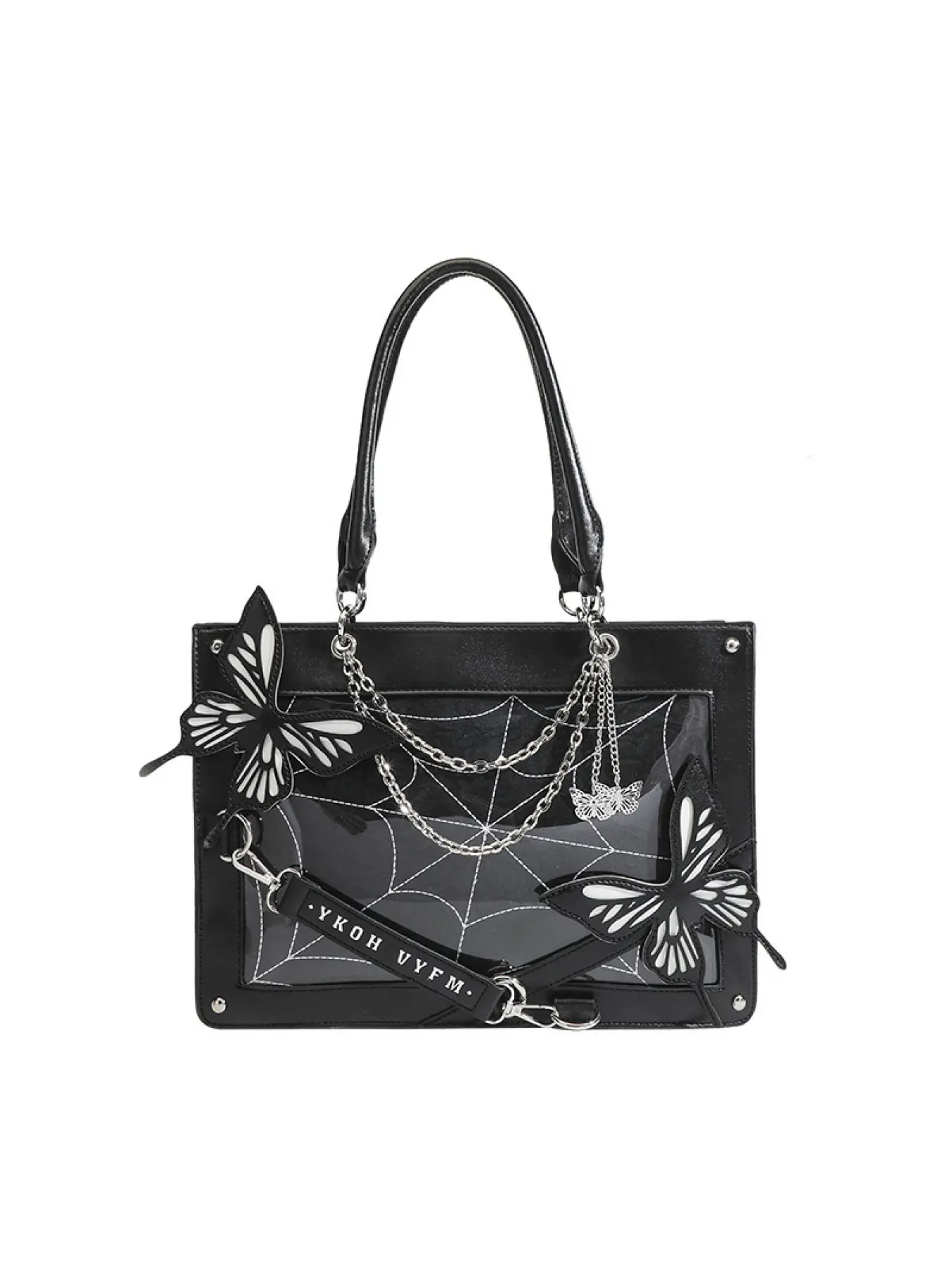 Dark Style Labyrinth Butterfly Tote Women's Fashion Handbag Girls Unique Designer Top Handle Bag Creative Design Bag Printed Tote Bags