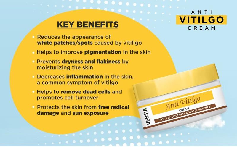 VENSIA Anti-Vitiligo Skin Care Cream 80g | Ayurvedic Herbal Support for White Patch Appearance & Skin Discoloration | Gentle & Safe for All Skin Types | Natural Ayurvedic Formula VENSIA Anti-Vitiligo Skin Care Cream 80g | Ayurvedic Herbal Support for White Patch Appearance & Skin Discoloration | Gentle & Safe for All Skin Types | Natural Ayurvedic Formula