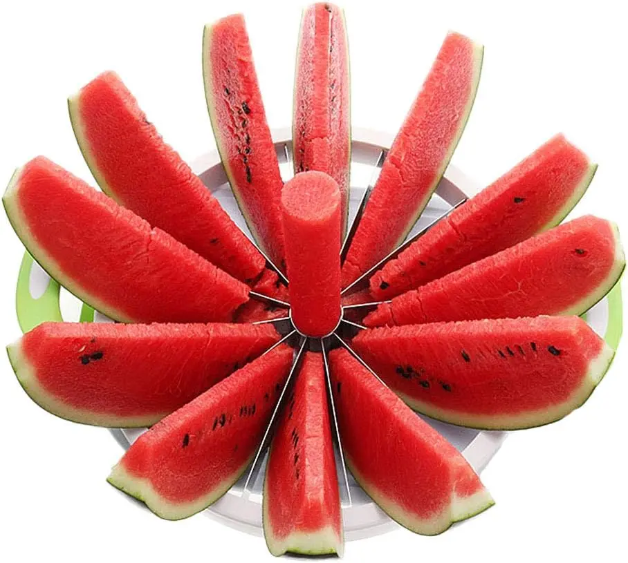 Melon Slicer Multifunctional Handheld Round Divider Watermelon Cutter Fruits Cutting Slicing Kitchen Tools