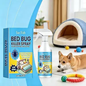 Natural Plant-Based Bed Bug Killer Repellent Spray - Kills Bed Bugs & Their Eggs on Contact, People & Pet Friendly, Effective Against Fleas, Mites, Flies, Mosquitoes