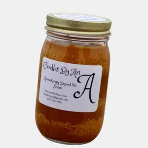 Candles By Ari Brown Grounding & Practicality Aromatherapy Candle Eucalyptus & Lavender Scent Handmade Soy Wax with Therapeutic Grade Oils for Relaxation and Mental Clarity