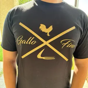 Playera de Gallo  fino Menswear Top Man Shortsleeve Casual