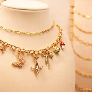 Gold Plated Layer Chain ONLY