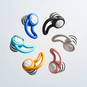 Silicone Ear Plugs Reusable Noise Reduction Soft Earplug, Sleep,Swim, Work Earplugs Hearing Protection