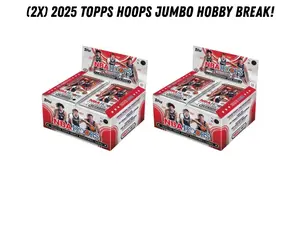 Break #218 (2x) 2025-2026 Topps NBA Hoops Jumbo Hobby Box PYT Break!