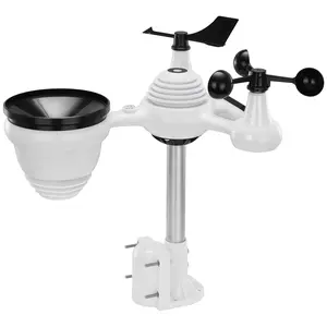 7-in-1 Wireless Weather Station, 7.5 In Large Color Display, Digital Home Weather Station Indoor Outdoor, For Temperature Humidity Wind Speed,Direction Rain UV, With Forecast Data, Alarm, Alerts