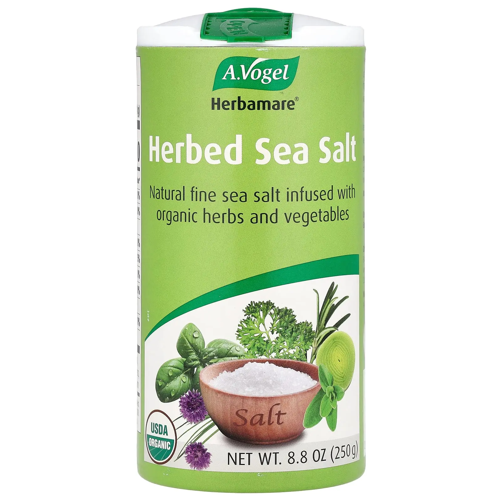 A Vogel Herbamare®, Herbed Sea Salt, 8.8 oz (250 g) A Vogel Herbamare®, Herbed Sea Salt, 8.8 oz (250 g)