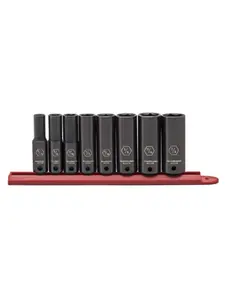 GearWrench KD84915N 8 Piece 0.38 in. Drive 6 Point SAE Deep Socket