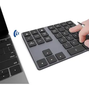 Number Pad,  Numeric Keypad, USB-C Rechargeable External 34- Numpad, Financial Data Entry Keyboard for iMac, MacBook Air/Pro, PC Desktop, Laptop Notebook