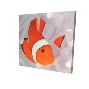 360 Stand Ocean Inspired Animal Design Photo Print - 8x8 in, Aesthetic Colorful Home Decor Supplies, Exotic Bedroom Wall Decoration, Ocean Inspired Design