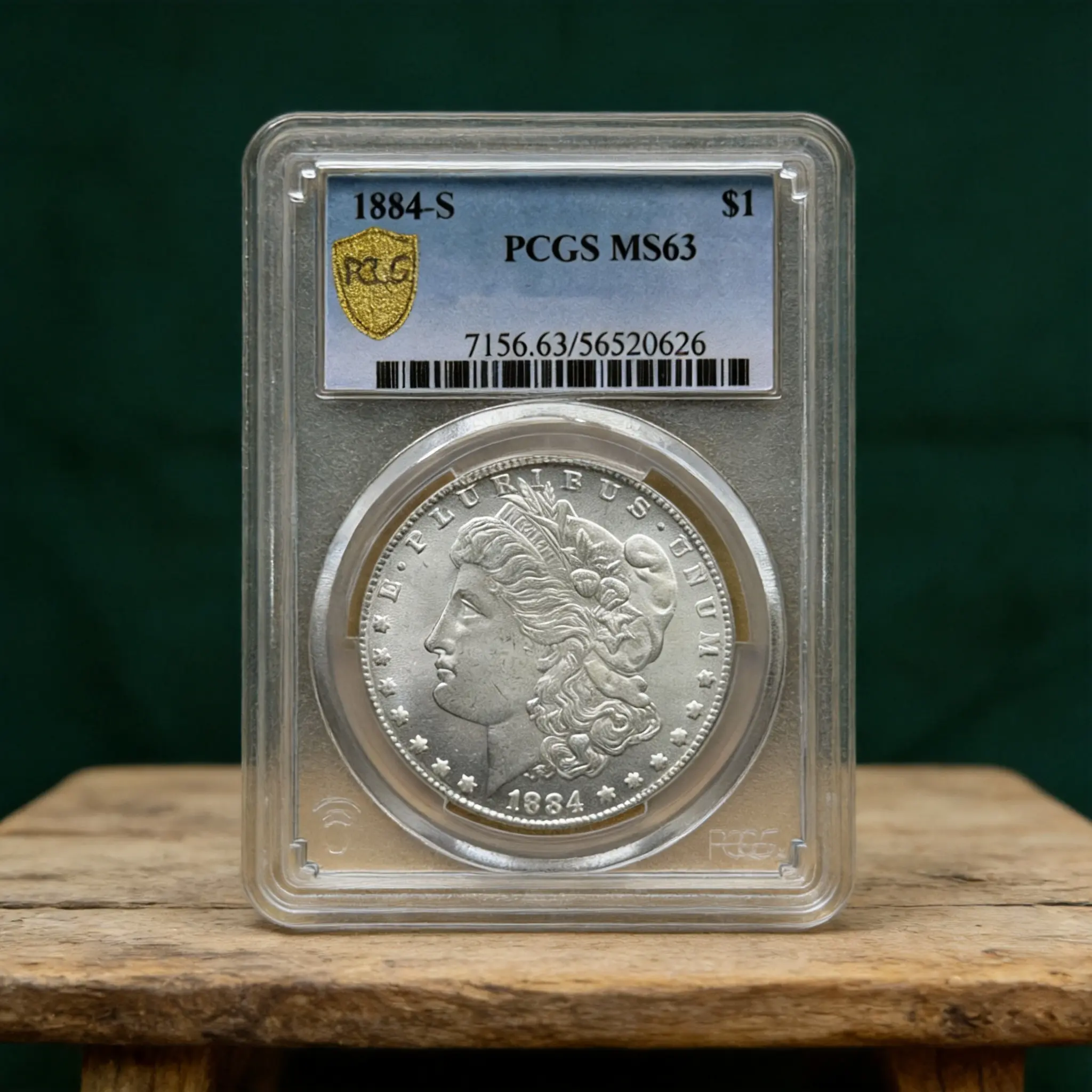 1884-S San Francisco Mint - The West Coast Numismatic Jewel | PCGS Encapsulated | A Showpiece for the Discerning Collector
